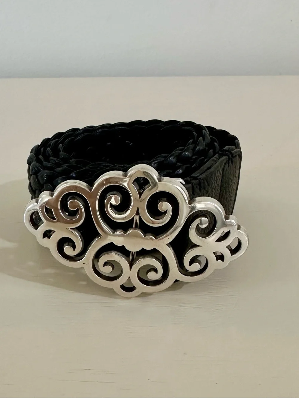 Vintage Brighton belt Deep brown/black Size 34”